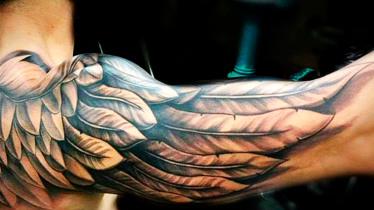 Tattooed arms