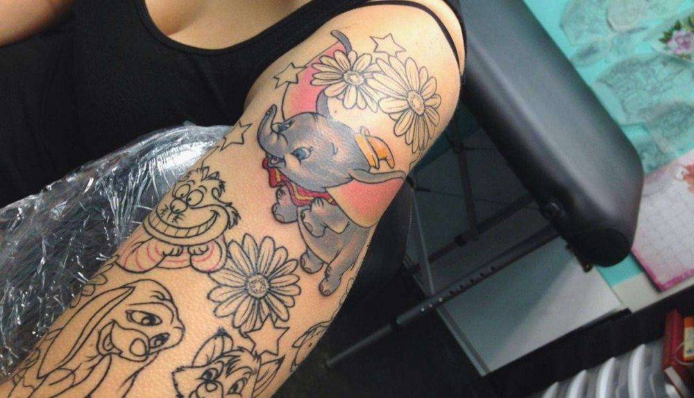 disney tattoo sleeve