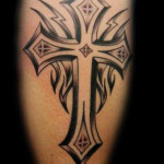 Tribal Cross Tattoo Designs