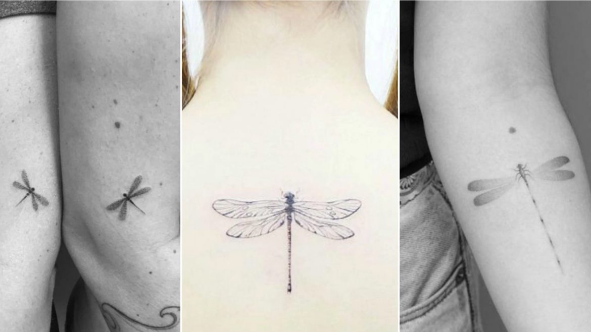 Creative Dragonfly Tattoo Designs